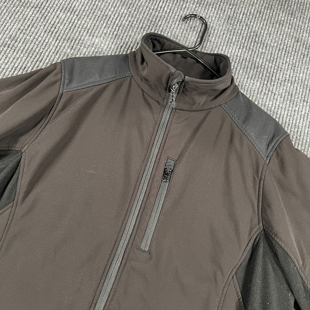 Black Diamond Jacket Mens Medium Long Sleeve Full Zip Mock Neck Outdoor Ski